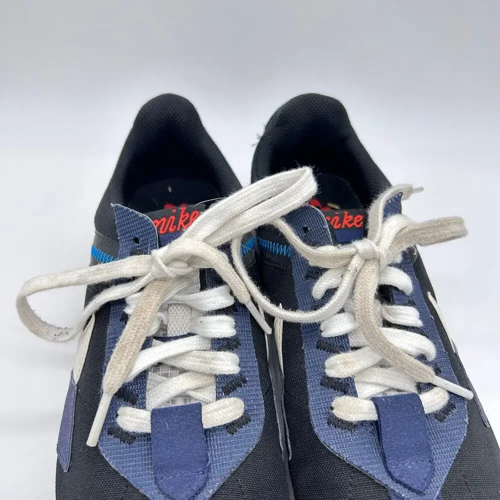 Nike Air Max Pre-Day Black Midnight Navy Blue Athletic Shoes Sneakers Men Size 8